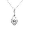 Teardrop Pear Shape Pendant Clavicle Necklace