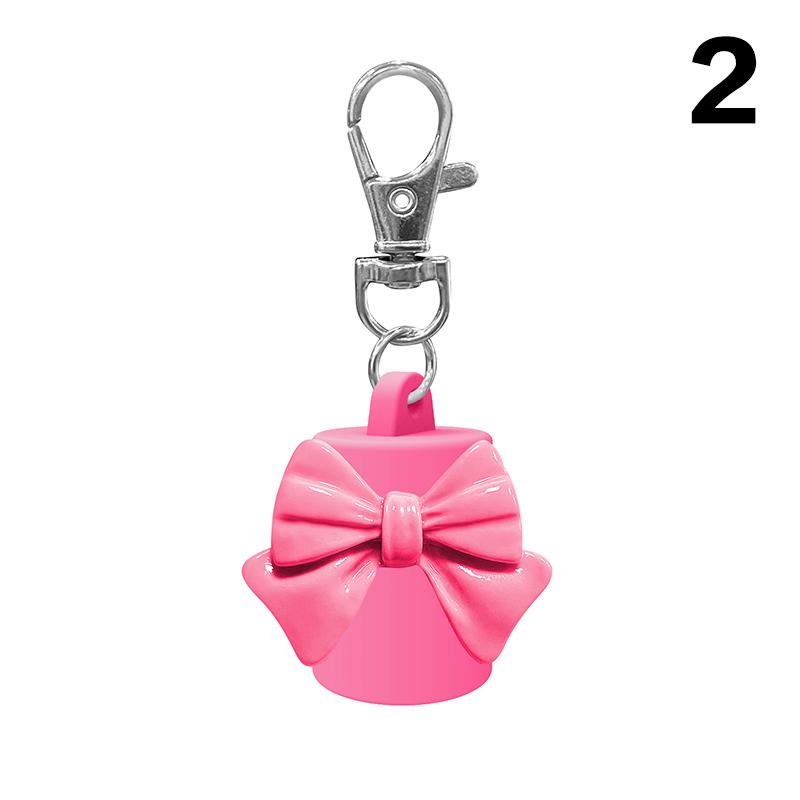 1 Stück Silikon Lipgloss Schlüsselanhänger Kappen für Frauen Reise Bequem Schönheitsprodukt Zubehör Reise Make-up Werkzeug Zubehör