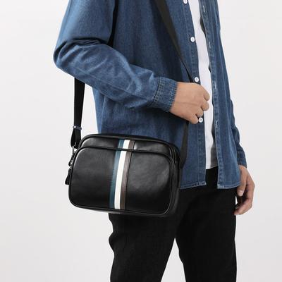 Men's Shoulder Bag Genuine Leather Business Top Cowhide Men's Bag Fashion Casual Large Capacity Men's Crossspan Bag