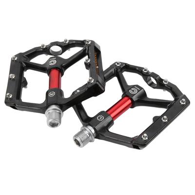 Yansıtıcılı Dayanıklı Yol Bisikleti Rulmanlı Pedallar CNC Alüminyum Alaşımlı Bisiklet Aksesuarları