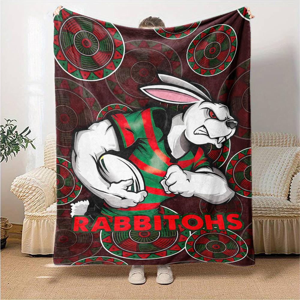 1 pezzo Squadra di Calcio (66) Coperta, Regalo, per Uomini e Donne, Coperta Morbida, Ottima per Divano Letto Divano Viaggio, Coperta Leggera in Flanella