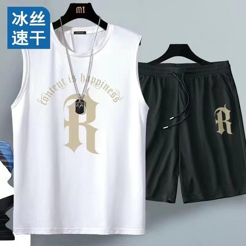 Men's summer quick-dry basketball set, sportswear, men's casual wear, jogging pants