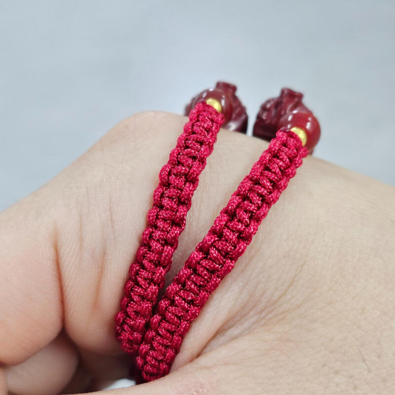 Light injection, non-holiday knot string, fortune, bad luck, fashion bracelet