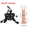 Dildo Strap On Realistic Penis with Suction Cup G-spot Anal Butt Plug Belt Wearable Panties Adult Lesbian Masturbation Sex Toy