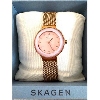 Used Good Condition SKAGEN Leonora PG Wristwatch with Box Ladies