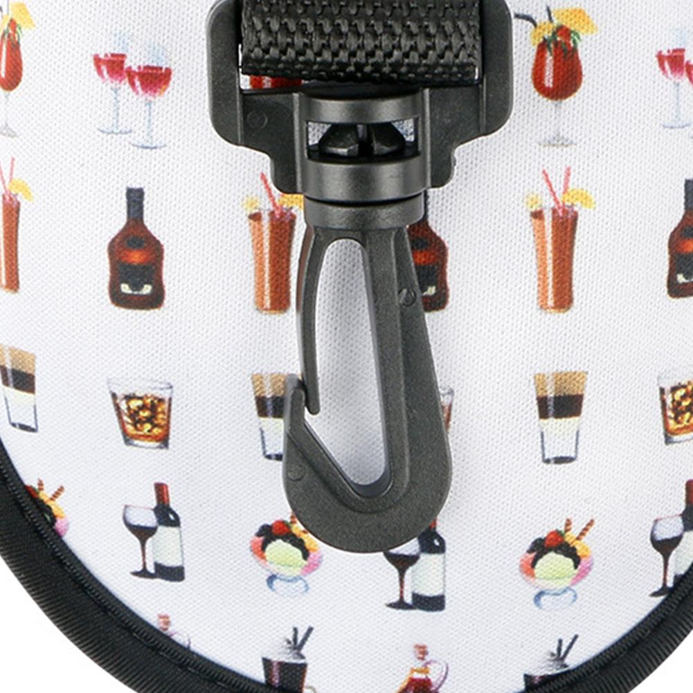 Golf Ball Waist Bag Ball Storage Pouch Waterproof Golf Ball Storage Bag Lightweight Ball Belt Bag Holds 2 Balls Golf Accessories