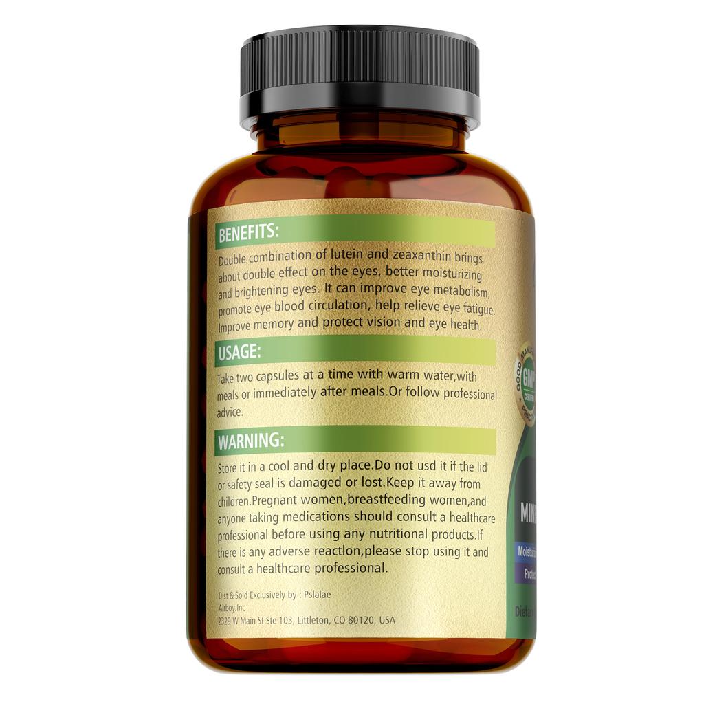 Enthält Lutein, Vitamin C und Zink; eine sehkraftunterstützende Formel, reich an Antioxidantien und augenschützenden Vitaminen.