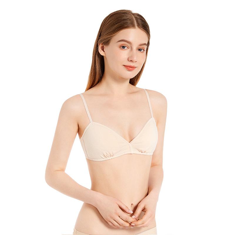 

Тонкий французский бюстгальтер Удобный, дышащий, сексуальный, бесшовный, бюстгальтер на косточках L