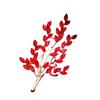 Elegant Wheat Ear Brooch Pin Luxury Style Alloy Metal Crystal Decorative Accessory for Jackets Cardigans and Coats Women Fashion Jewelry