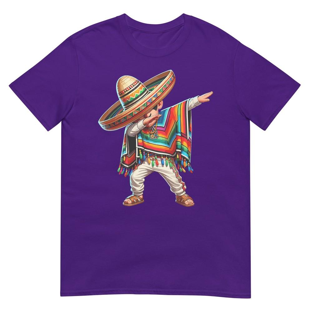 Mexican Boy Dabbing Poncho Cinco De Mayo TShirt