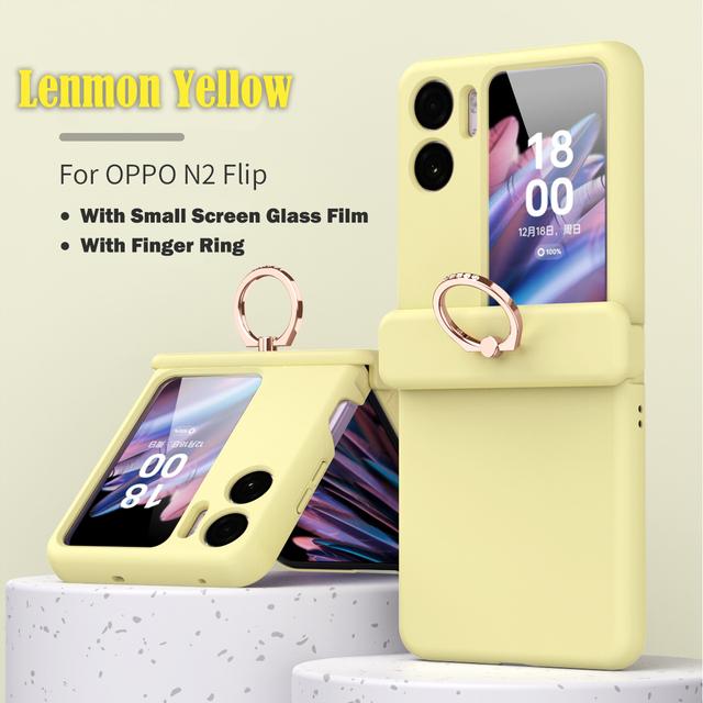 Hinge Protective Ring Funda For Oppo Find N2 Flip Case For Oppo Find N2 Flip 5g Hinge Case Protection Heavy Armor Full Cover