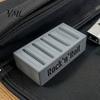 Rock Themed Desktop Decor 3D Printed Guitar Pick Holder, Multi Slot Storage Display Musician Desk Accessories Box, Organizer, Gift for Players & Music