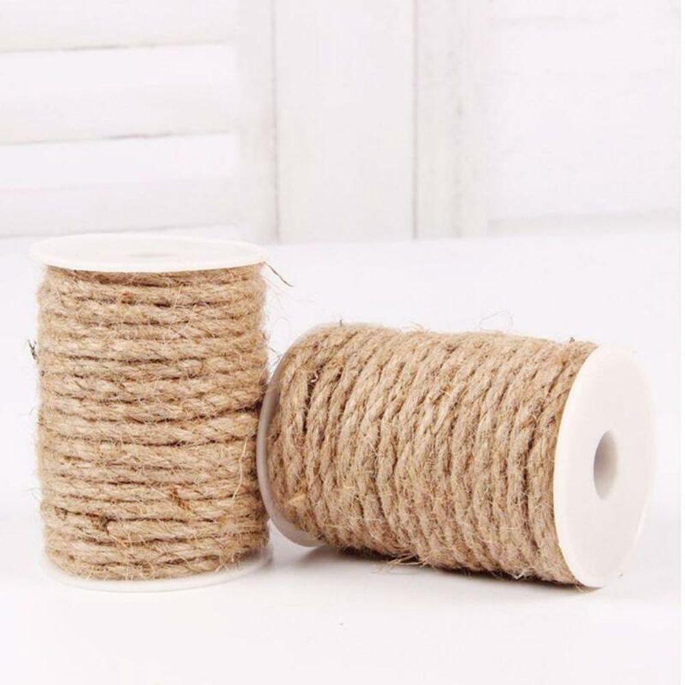 Meters Party Decor Thick Twine Shank Burlap Wedding Gardening Jute Rope DIY Cord String for Craft