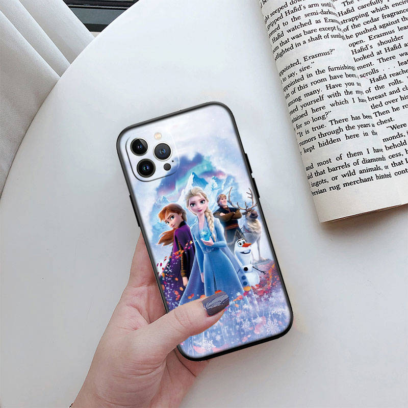 Husa telefon ED39 Olaf Elsa Anna pentru iPhone 6 6s 7 8 11 12 13 14 15 XS Pro Max XR X SE Samsung S20 S21 S22 S23 S24 FE Ultra Plus Lite S21S A55