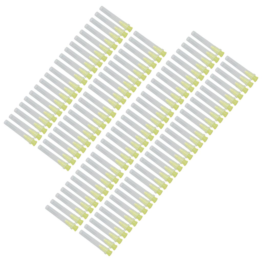 100pcs 27G Dental Cleaned Endo Irrigation Disposable Professional Dental Irrigation Needles