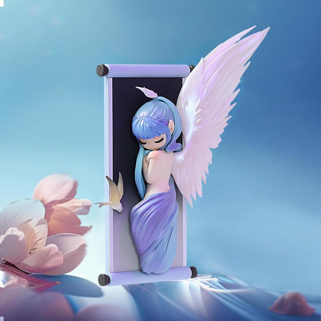 52TOYS Sleep Series Die Übersee-Limitierte Edition PVC Figur Puppe Desktop Dekoration Fertiges Produkt Geschenk für Sammler und Erwachsene "Hiyo Wing"