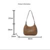 Summer Straw Woven Bag Women's Seaside Vacation Beach Bag Shoulder Bag Underarm Dumpling Woven Tote Bag