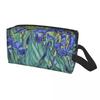 Travel Vincent Gogh Almond Blossoms Violet Toiletry Bag Flowers Makeup Cosmetic Organizer Storage Dopp Kit Case