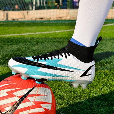 Heiß verkaufende High-Top-Fußballschuhe Schüler männlich und weiblich Kunstrasen Professionelles Spieltraining Fußballschuhe