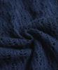 Antiqua Openwork Knit One Size Navy Women's Shirt, PYA-00021, 20,