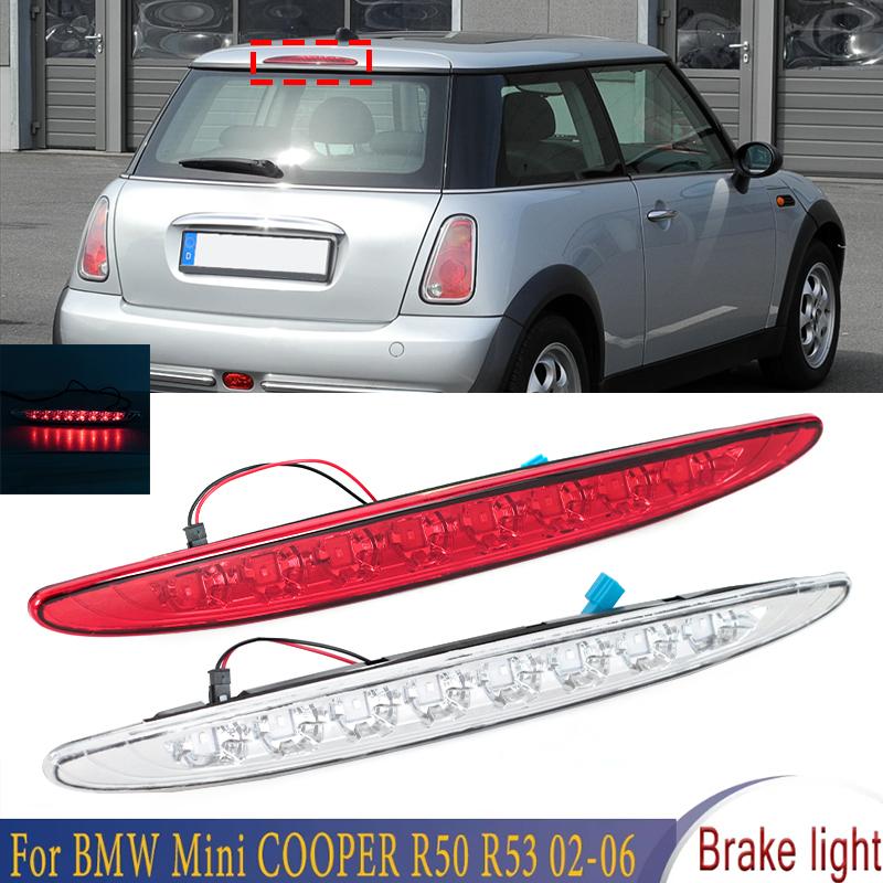 LED 3rd Brake Lamp For BMW MINI Cooper R50 R53 1st Gen 2002 2003 2004 2005 2006 High Mount Brake Light Stop Light