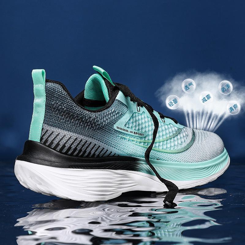 Running Shoes Versatile Men's Shoes Lightweight Comfortable Breathable Mesh Student Casual Shoes Shock-absorbing