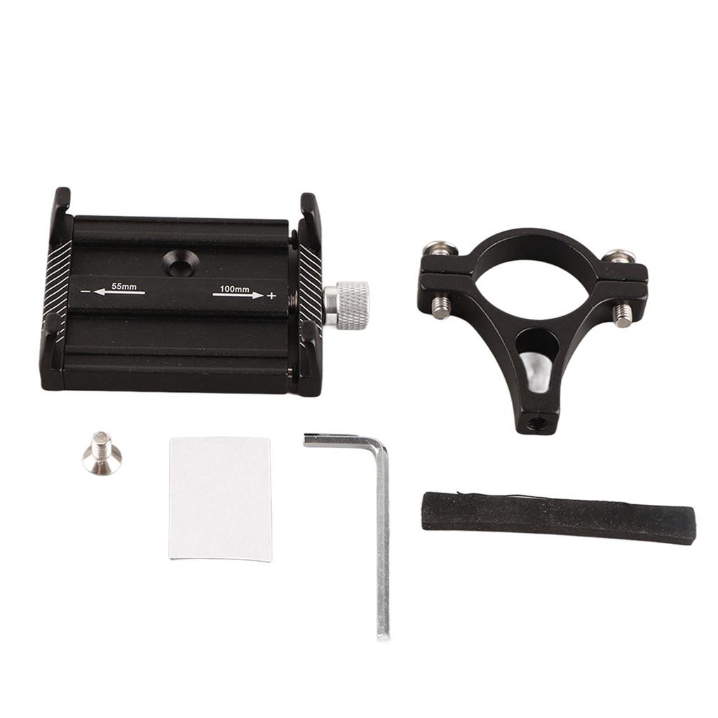 Aluminum Alloy Bicycle Phone Holder Handlebar Clamp Ring Cycling Bracket for Mobiles GPS