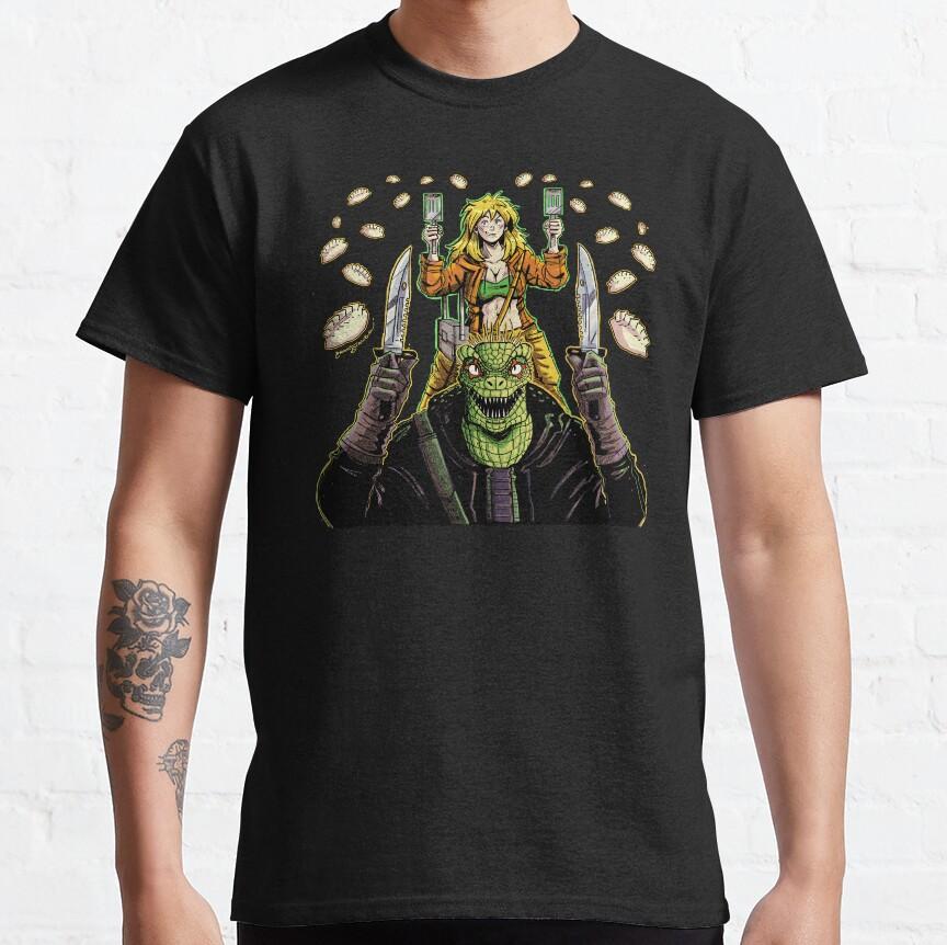 Men's Dai Dark Hateful Four Anime And Manga Kaiman Dorohedoro T Shirt Pure Cotton Clothes Short Sleeve Tees Plus Size T-Shirt