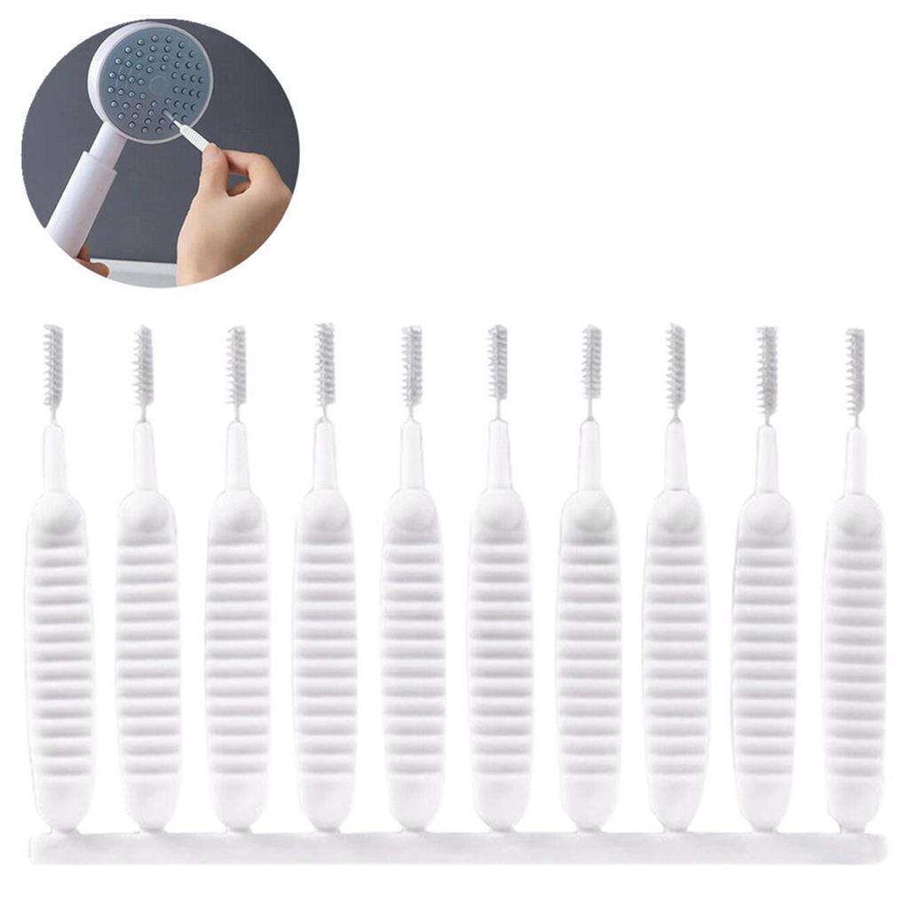 30Pcs Portable Washable Cleaning Brush Anti-Clogging Lightweight Shower Head Clean Brushes Pore Clean Tool with Non-Slip Handle