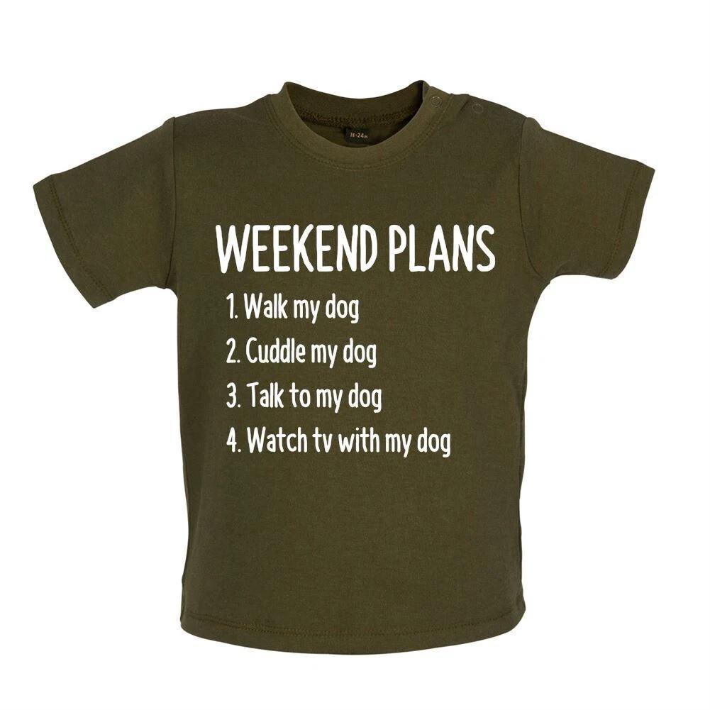 

Weekend Plans With My Dog - Kids T-Shirt Tees Top - Puppy Love Pet 130