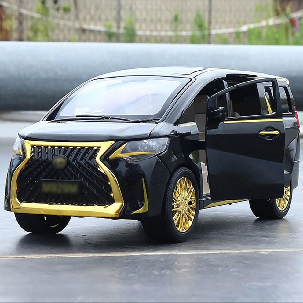 Lexus LM300h 1:24er Maßstab Die-Cast Metall Luxus Minivan Rückzieh-Auto Modell - Weiß