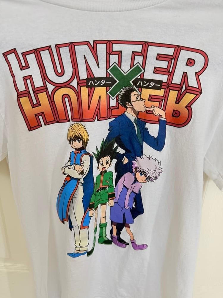 VTG Hunter X Hunter Anime Graphic Tee Size S5XL White Reprint PA9369