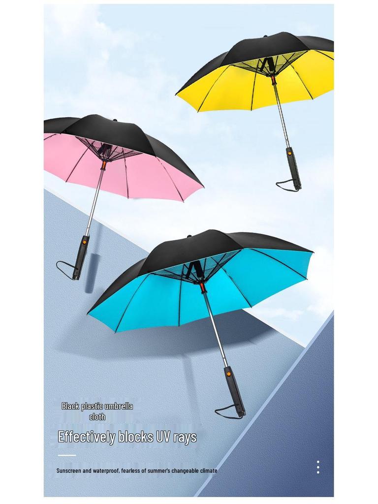 Electric Fan Umbrella with Water Spray