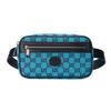 GG Mehrfarbiges Logo Canvas Brusttasche Unisex Taschen Blau Dunkelblau 658657-2UZAN-4487