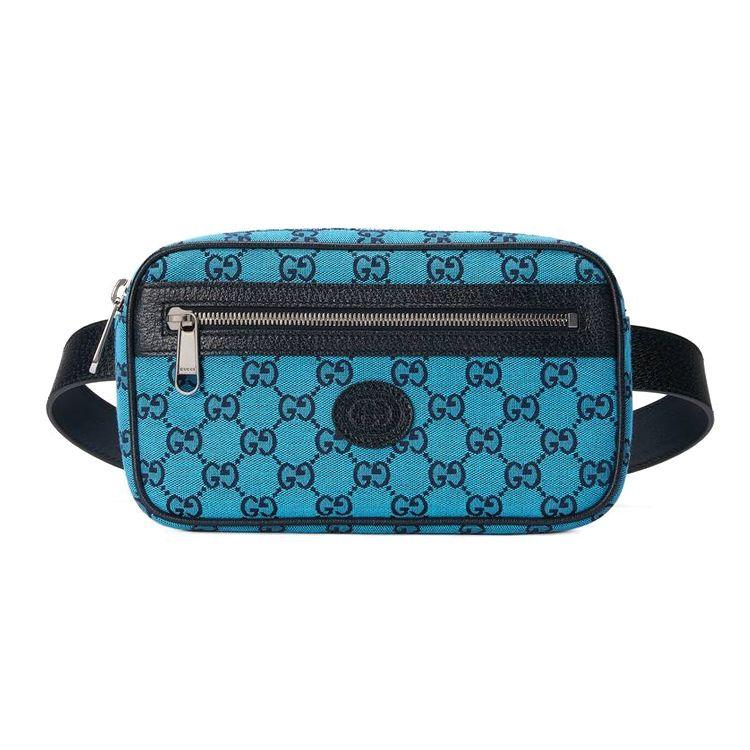 

Gucci GG Multicolor Logo Canvas Chest Bag Unisex bags Blue Dark-Blue 658657-2UZAN-4487 Shopping Bag Set(Basic Set+Shopping Bag)