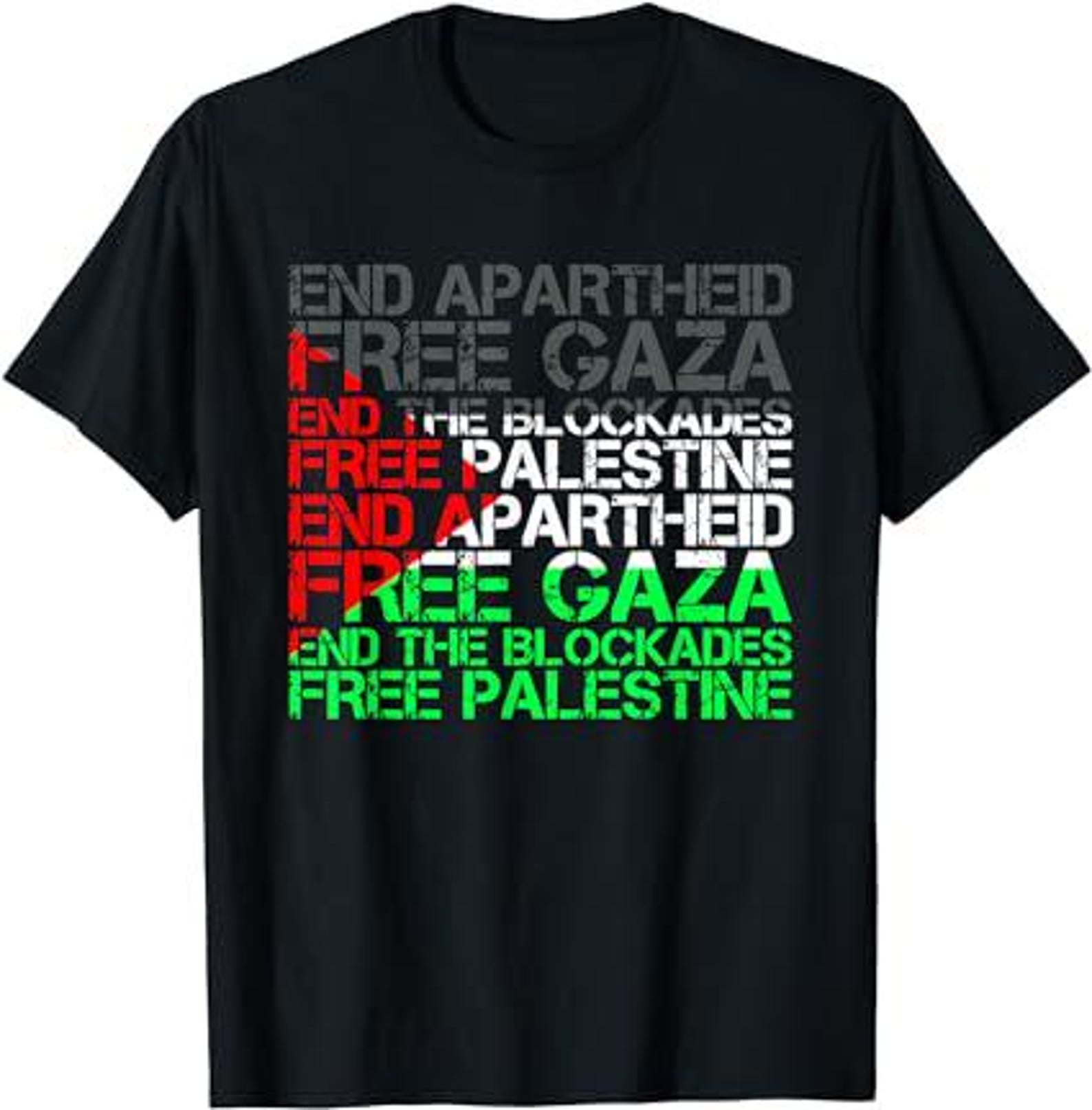 Free Palestine Arabic Palestine Gaza Jerusalem Support Flag T shirt Solidarity Graphic Tee S