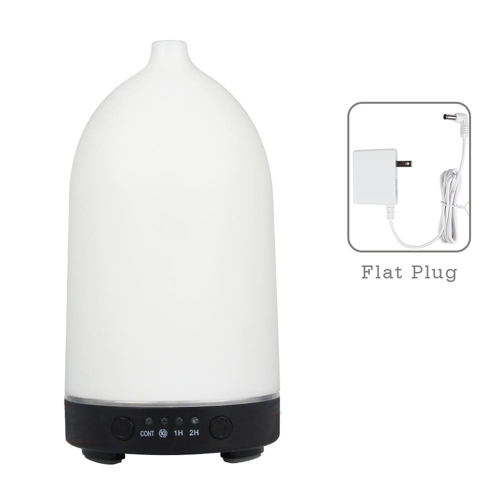 100ML Essential Oil Diffuser Desktop Ultrasonic Air Humidifier Home Fragrance Aroma Diffuser with 7 LED Color Changing Light