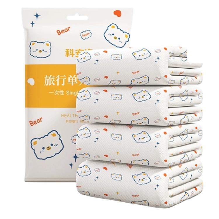 Disposable Bed Linens Not Woven Fabric Dustproof Protection Bed Sheet Suitable For Hotel Dormitory Stays
