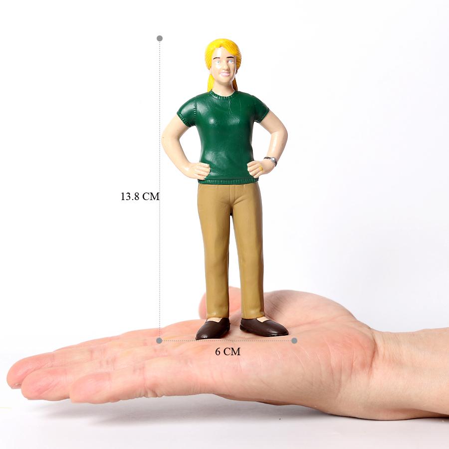 People Miniature Figures Blue collar White collar Firefighter Police Doctor Soldier Fireman Chef Teacher Action Figure Kids toys
