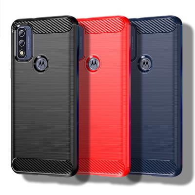 For Motorola G Pure Case For Motorola G Pure Cover 6.5 Inch Carbon Fiber Shockproof Silicone Protective Bumper For Moto G Pure
