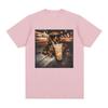 Lustiges Dackel trinkt Eiskaffee Meme T-Shirt Unisex Cooles Mode Retro Kurzarm T-Shirts 100% Baumwolle T-Shirt Streetwear