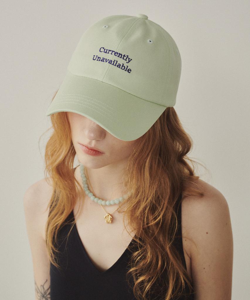MELLY&ROSE Message Ball Cap (315351)_Mint