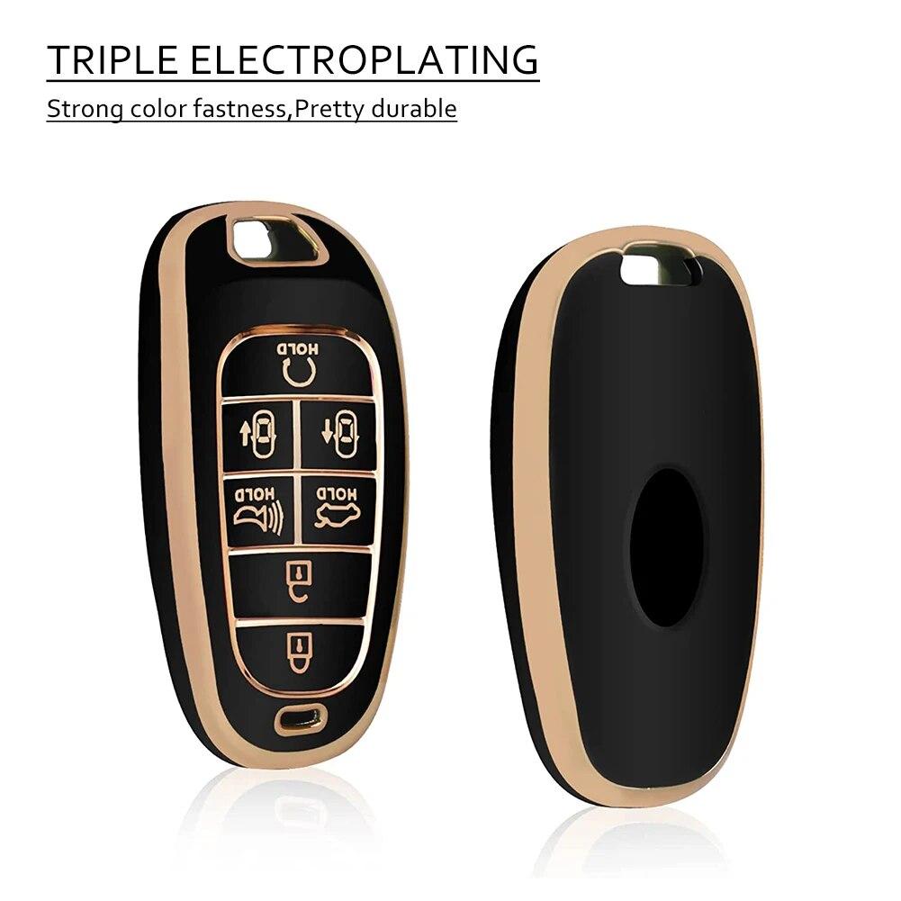 Husa pentru chei auto din Tpu pentru Hyundai 5 7 butoane Sonata Sel Ev 6 Ev 8 IONIQ 5 NEXO Tucson Sonata Grandeur Sonata Limited