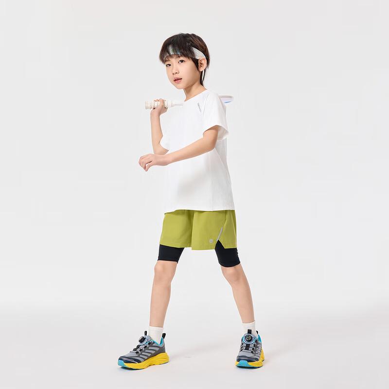 EBAER Kids Faux Two-Piece Quick-Dry Sports Shorts