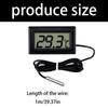 LCD Display Thermometers Digital Temperature Monitor with Probe Temperature Measuring Meter for Fridge Aquarium Freezer