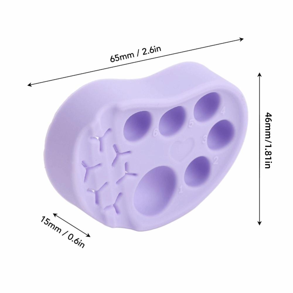 Purple Silicone Eyelash Lift Palette Grafting Eyelash Auxiliary Placement