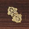 DIY Wooden Box Zinc Zinc Alloy Lace Mini Chinese Style Butt Hinges Furniture Hardware Antique Hollow Flower