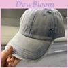 Gorra de Béisbol Lavable de Algodón con Aspecto Vintage y Visera Curva para Uso Casual