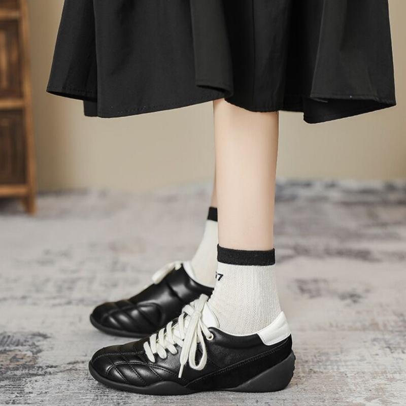 Fashion Women's Shoes Spring New Fashion Casual Shoes College Style Wide Toe Soft Comfortable Flat Shoes Outdoor Casual Sports Shoes