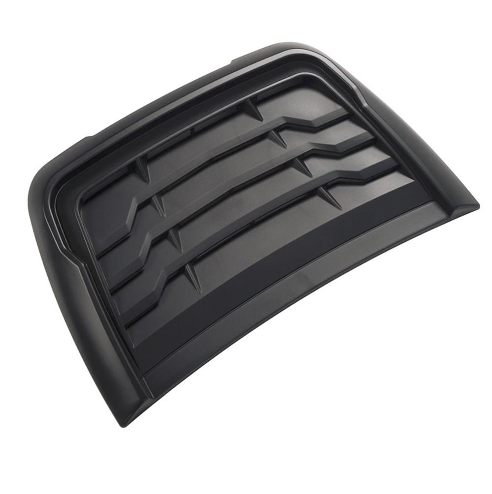 Black Car Exterior Hood Vent Scoop Cover Air Intake Grille Inlet Trim Universal
